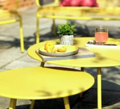 Habitat Ipanema 4 Seater Metal Garden Sofa Set - Yellow -Bedding Promotion Store 8893549 R Z003C