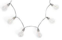 Habitat Neon Effect Bulb Solar String Lights 12 Habitat Neon Effect Bulb Solar String Lights -Bedding Promotion Store 8894799 R Z002A