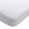 Habitat Stonewashed Plain White Flat Sheet - Single 2 Habitat Stonewashed Plain White Flat Sheet - Single -Bedding Promotion Store 8912042 R Z001A