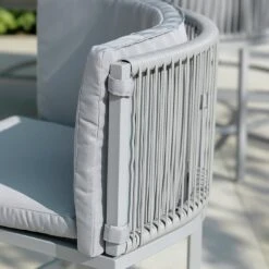 Habitat Nordic 4 Seater Rattan Patio Set - Grey -Bedding Promotion Store 8925620 R Z010C