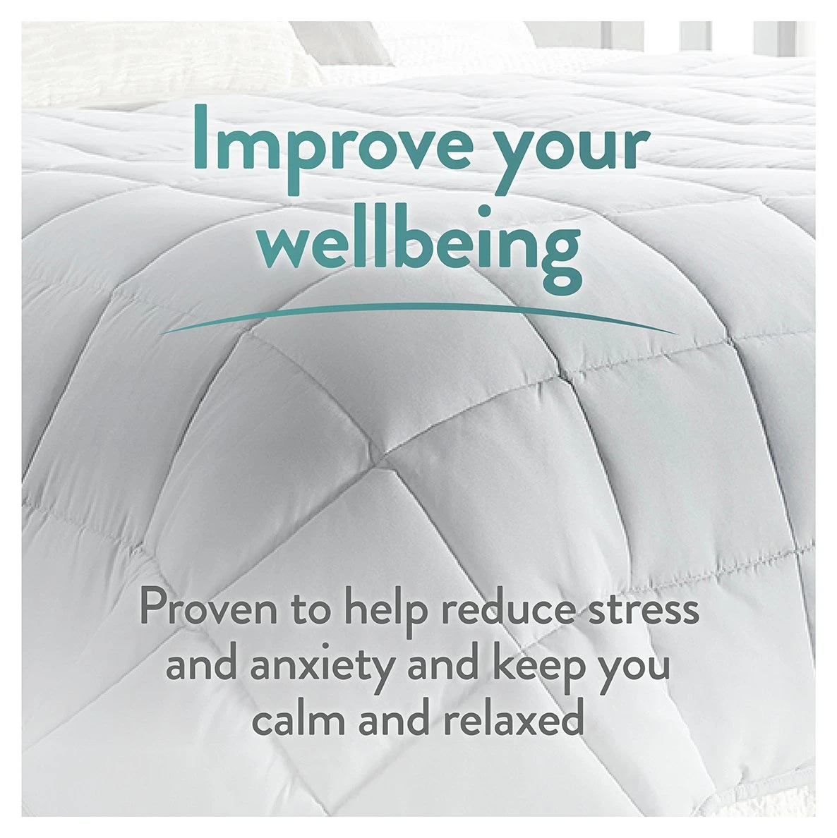 Slumberdown Wellbeing Weighted Adults Blanket - 7kg 6 Slumberdown Wellbeing Weighted Adults Blanket - 7kg - Image 4