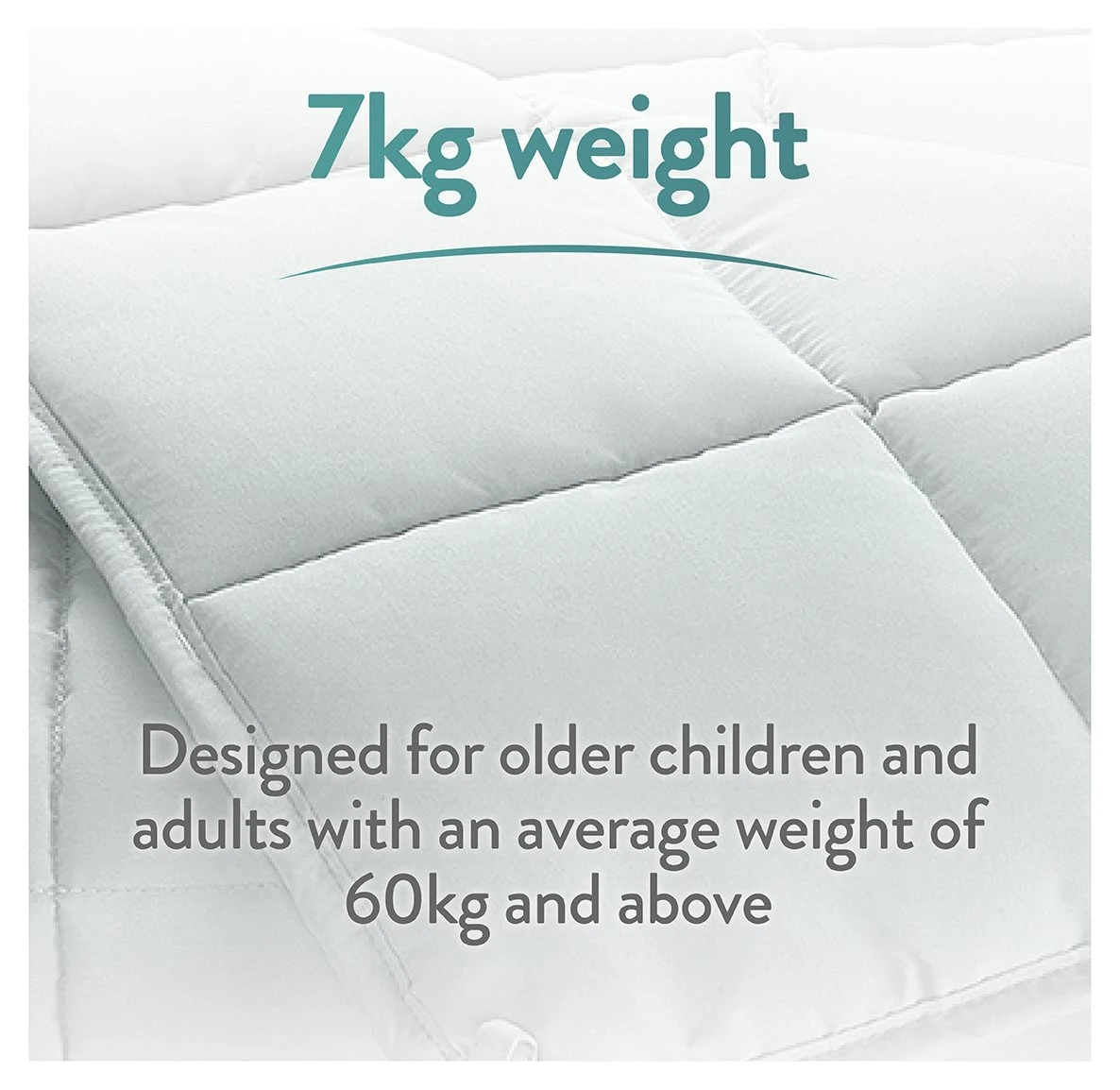 Slumberdown Wellbeing Weighted Adults Blanket - 7kg 9 Slumberdown Wellbeing Weighted Adults Blanket - 7kg - Image 7
