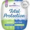 Slumberdown Total Protection 10.5 Tog Duvet - Double -Bedding Promotion Store 8943365 R Z001A