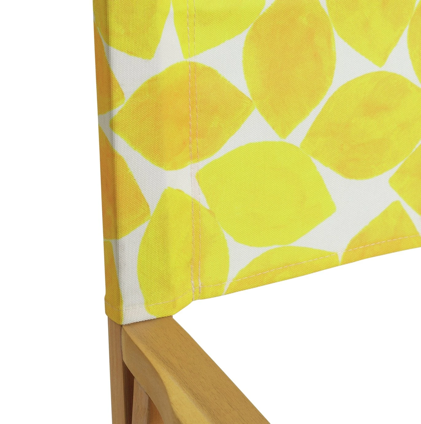 Habitat Folding Wooden Director Chair - Yellow 9 Habitat Folding Wooden Director Chair - Yellow - Image 7