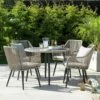 Habitat Malta 4 Seater Rattan Effect Patio Set - Natural 1 Habitat Malta 4 Seater Rattan Effect Patio Set - Natural -Bedding Promotion Store 8981671 R Z001A