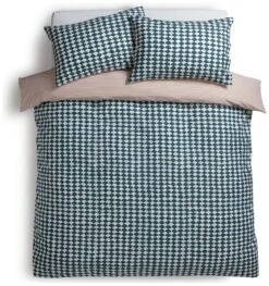 Habitat Cotton Scallop Teal Reversible Bedding Set - Double -Bedding Promotion Store 8985684 R Z002A