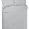 Habitat Cotton Anti Microbial Dove Grey Bedding Set-Kingsize -Bedding Promotion Store 8986803 R Z001A