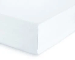 New Release 23 Habitat Pure Cotton 200TC White Flat Sheet - Single