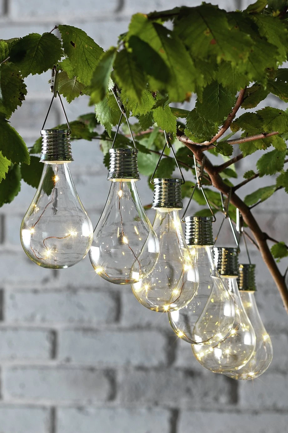 Garden By Sainsbury's Set Of 6 Solar Lightbulb Lanterns 9 Garden By Sainsbury's Set Of 6 Solar Lightbulb Lanterns - Image 7
