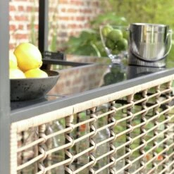 Habitat Beach Bar Gazebo With Stools - Natural 17 Habitat Beach Bar Gazebo With Stools - Natural -Bedding Promotion Store 9139941 R Z010C