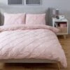 Habitat Hadley Pintuck Blush Pink Bedding Set - Double -Bedding Promotion Store 9161397 R Z001A