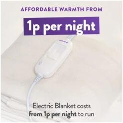 Slumberdown Essentials Electric Underblanket - Small Double -Bedding Promotion Store 9169131 R Z004A