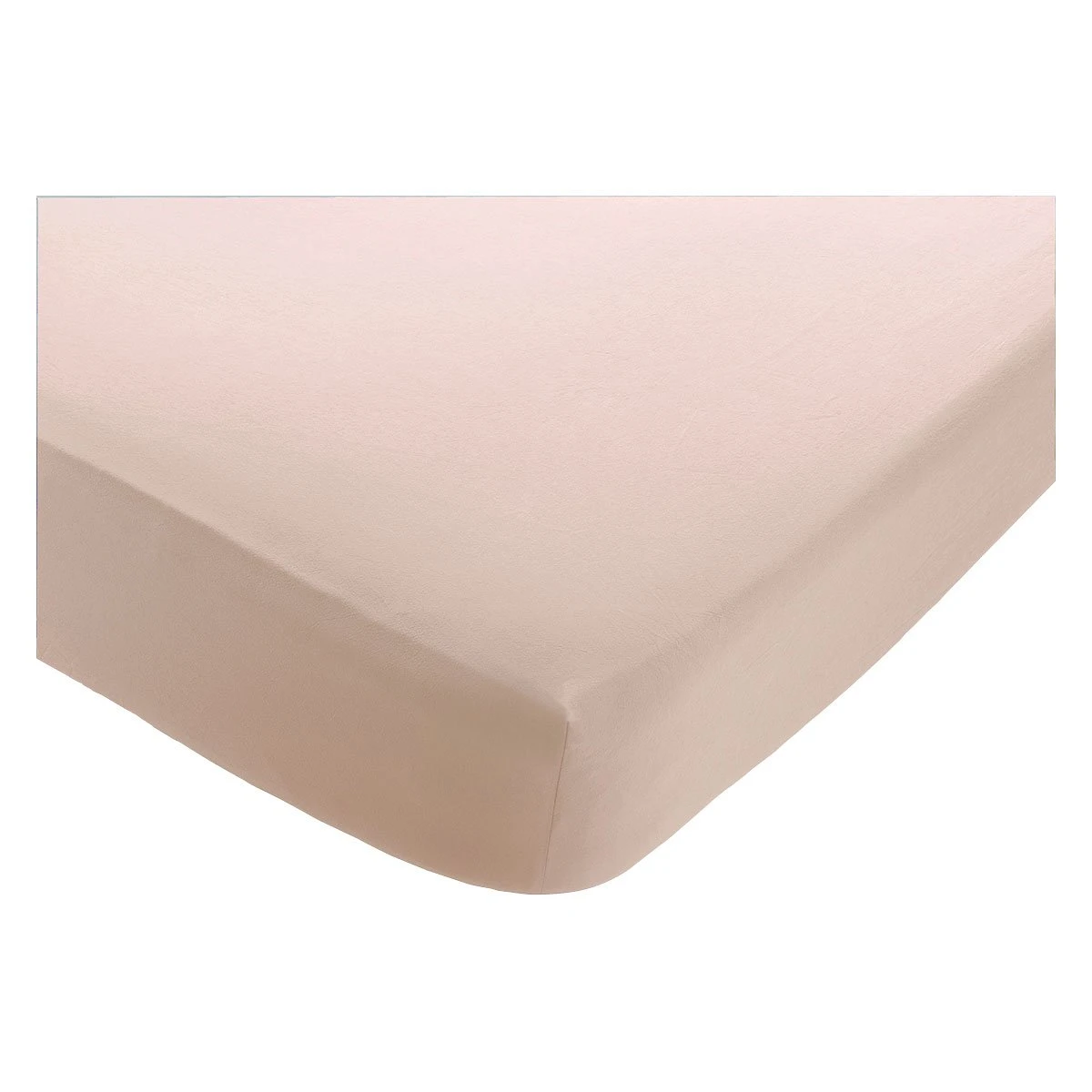 Habitat Washed Plain Pink Fitted Sheet - Double 3 Habitat Washed Plain Pink Fitted Sheet - Double