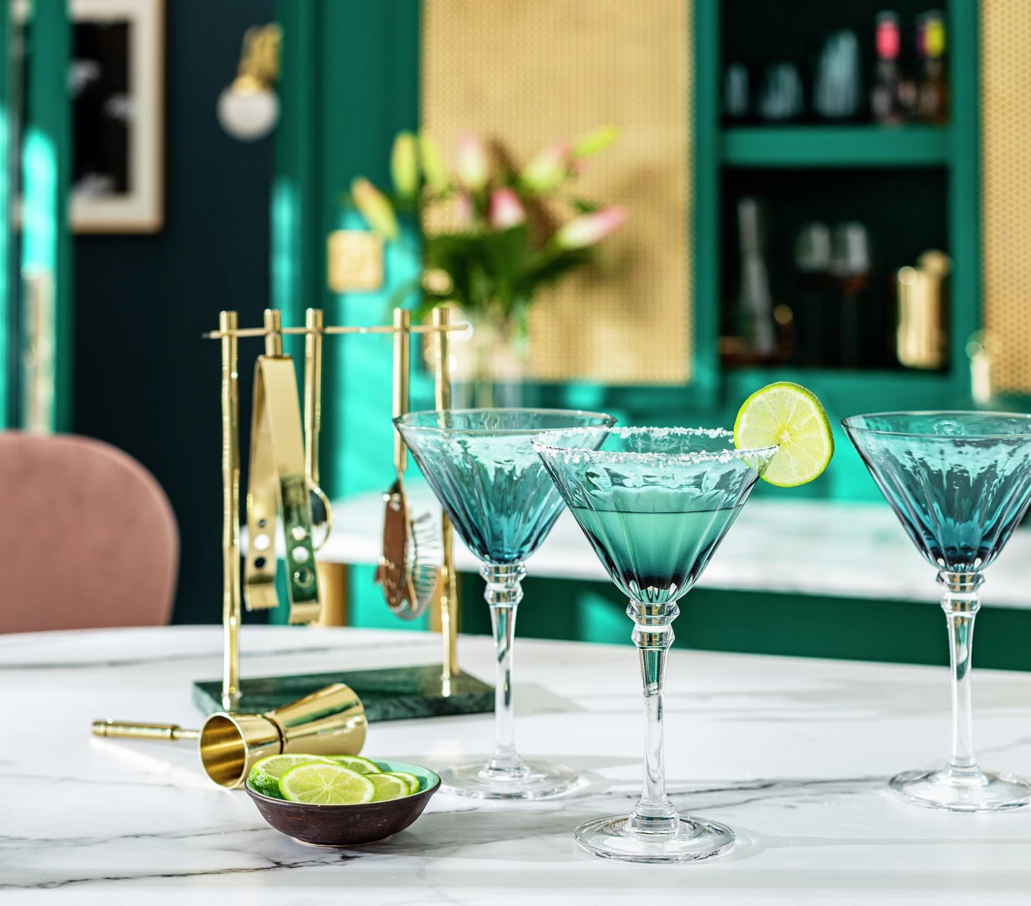 Habitat Japonica Set Of 4 Martini Glasses 4 Habitat Japonica Set Of 4 Martini Glasses - Image 2