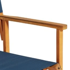 Habitat Folding Wooden Director Chair - Blue 15 Habitat Folding Wooden Director Chair - Blue -Bedding Promotion Store 9196630 R Z004A