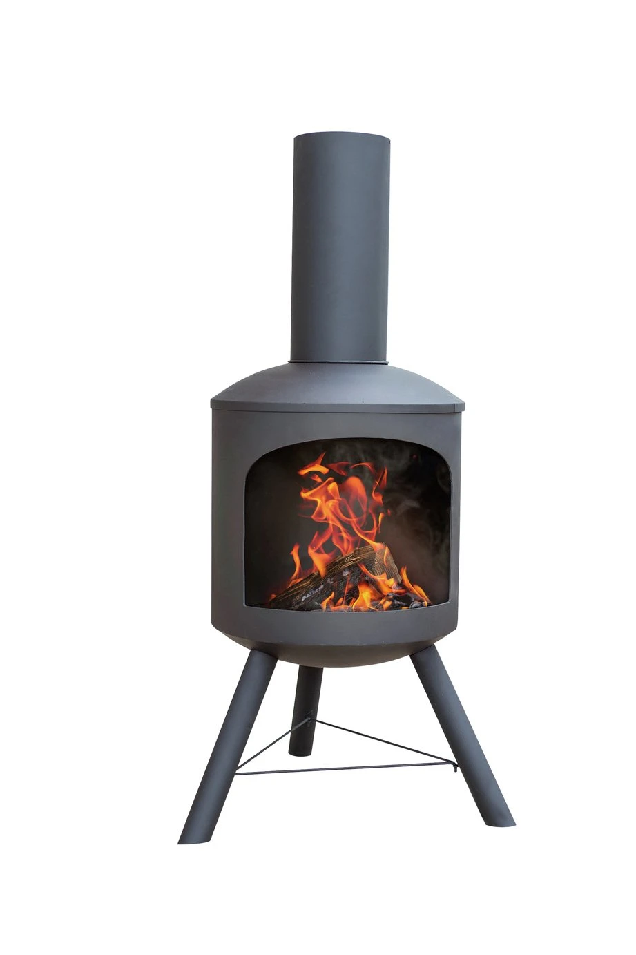 La Hacienda Contemporary Steel Chiminea 8 La Hacienda Contemporary Steel Chiminea - Image 6
