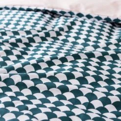 Habitat Cotton Scallop Teal Reversible Bedding Set-Superking 17 Habitat Cotton Scallop Teal Reversible Bedding Set-Superking -Bedding Promotion Store 9207938 R Z006A