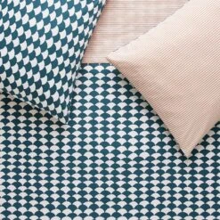 Habitat Cotton Scallop Teal Reversible Bedding Set-Superking 18 Habitat Cotton Scallop Teal Reversible Bedding Set-Superking -Bedding Promotion Store 9207938 R Z007A