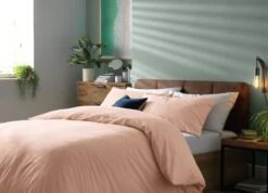 Habitat Stonewashed Cotton Plain Blush Bedding Set - Double 7 Habitat Stonewashed Cotton Plain Blush Bedding Set - Double -Bedding Promotion Store 9209101 R Z001C