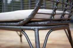 Habitat Kora 2 Seater Egg Bench - Black -Bedding Promotion Store 9210822 R Z002C