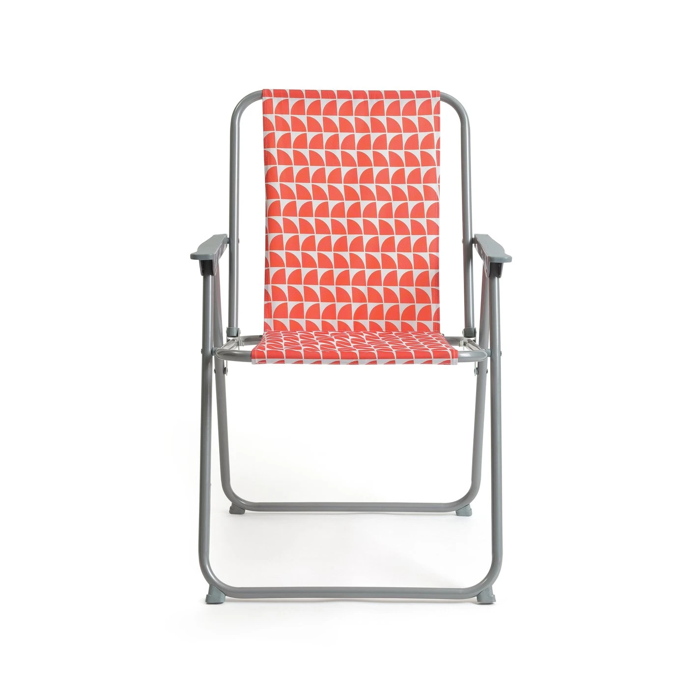Habitat Folding Metal Garden Chair - Orange 7 Habitat Folding Metal Garden Chair - Orange - Image 5