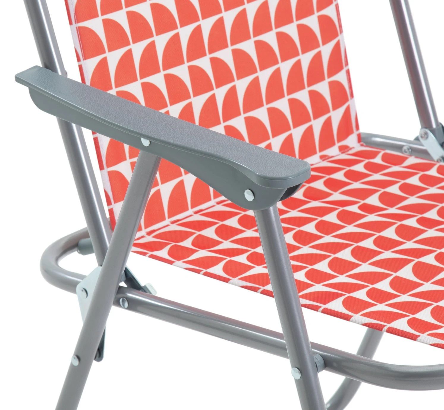 Habitat Folding Metal Garden Chair - Orange 9 Habitat Folding Metal Garden Chair - Orange - Image 7