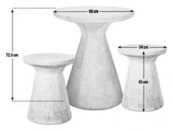 Habitat Milton 2 Seater Fibrestone Garden Bistro Set - Black -Bedding Promotion Store 9224430 R E001