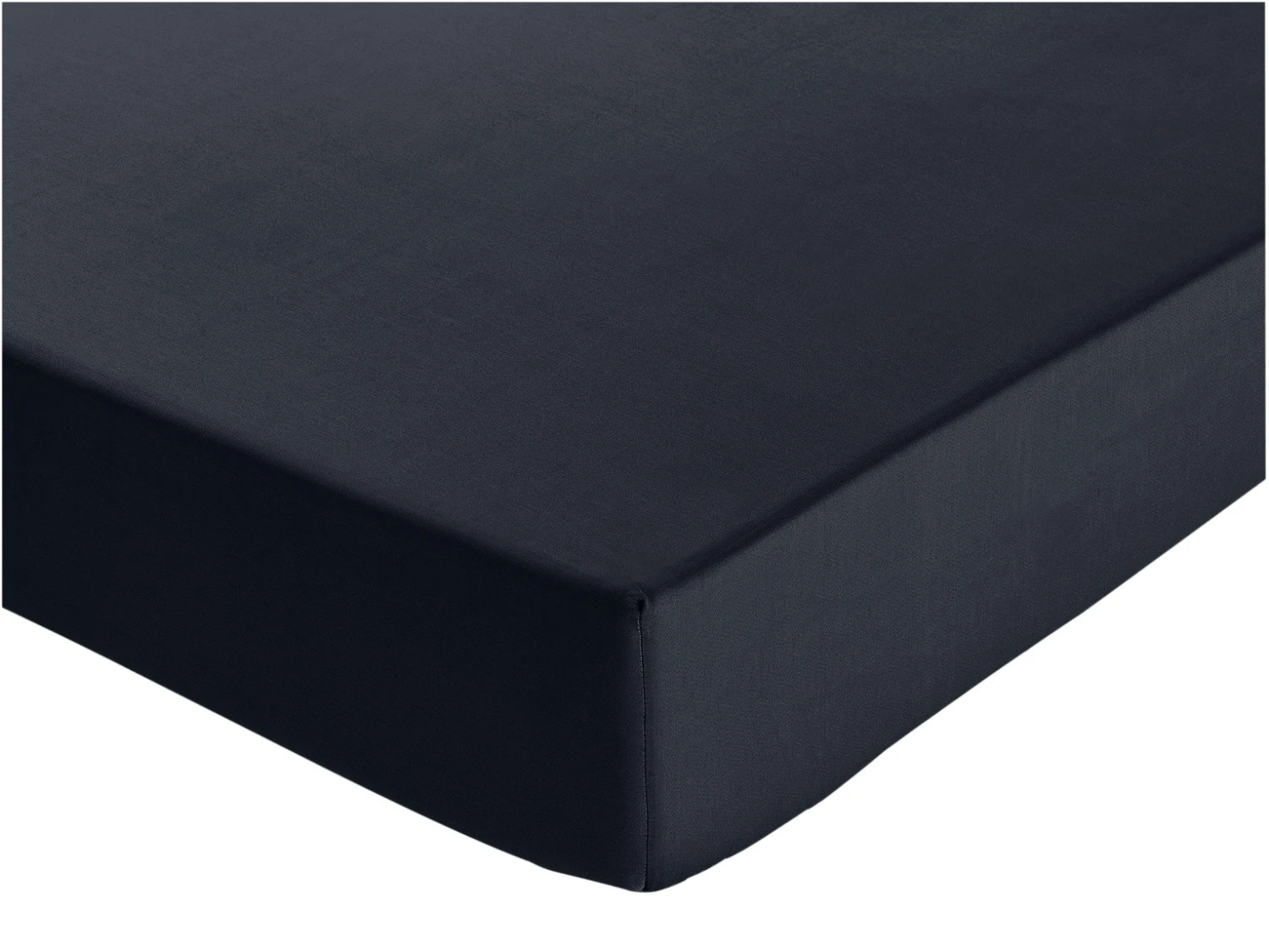 Habitat Pure Cotton 200TC Navy Deep Fitted Sheet - Single 3 Habitat Pure Cotton 200TC Navy Deep Fitted Sheet - Single