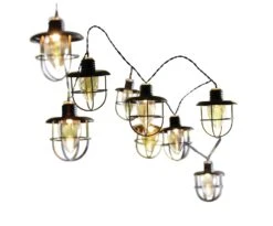 Habitat 10 Warm White Caged Bulb LED Solar String Lights -Bedding Promotion Store 9298057 R Z004C