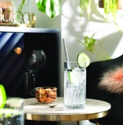 Habitat Pressed Set Of 4 Hi Ball Glasses -Bedding Promotion Store 9298813 R Z002C