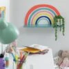 Habitat MDF Rainbow Wall Shelf - Multicoloured 2 Habitat MDF Rainbow Wall Shelf - Multicoloured -Bedding Promotion Store 9310272 R Z001A