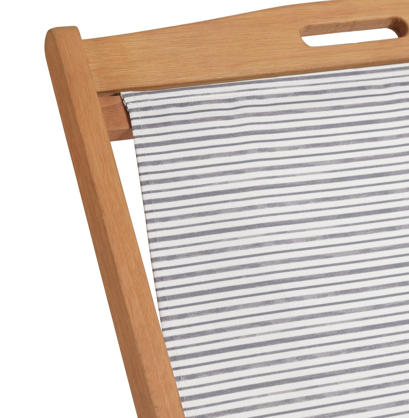 Habitat Folding Wooden Garden Deck Chair - Grey 10 Habitat Folding Wooden Garden Deck Chair - Grey - Image 8