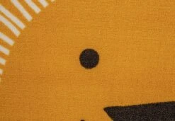Habitat Kids Lion Face Circle Rug - Yellow - 100x100cm -Bedding Promotion Store 9338065 R B001
