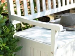 Habitat Henrietta 3 Seater Wooden Bench With Storage - White 14 Habitat Henrietta 3 Seater Wooden Bench With Storage - White -Bedding Promotion Store 9344080 R Z002C