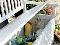 Habitat Henrietta 3 Seater Wooden Bench With Storage - White 16 Habitat Henrietta 3 Seater Wooden Bench With Storage - White -Bedding Promotion Store 9344080 R Z004C