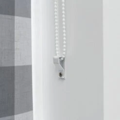 Habitat Block Check Blackout Roller Blind - 3ft - Grey 11 Habitat Block Check Blackout Roller Blind - 3ft - Grey -Bedding Promotion Store 9372746 R Z004C