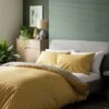 Habitat Betsy Yellow & White Reversible Bedding Set - Single -Bedding Promotion Store 9378623 R Z001A