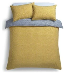 Habitat Betsy Yellow & White Reversible Bedding Set - Single -Bedding Promotion Store 9378623 R Z002A