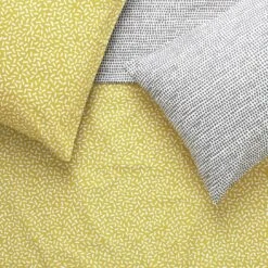 Habitat Betsy Yellow & White Reversible Bedding Set - Single -Bedding Promotion Store 9378623 R Z003A