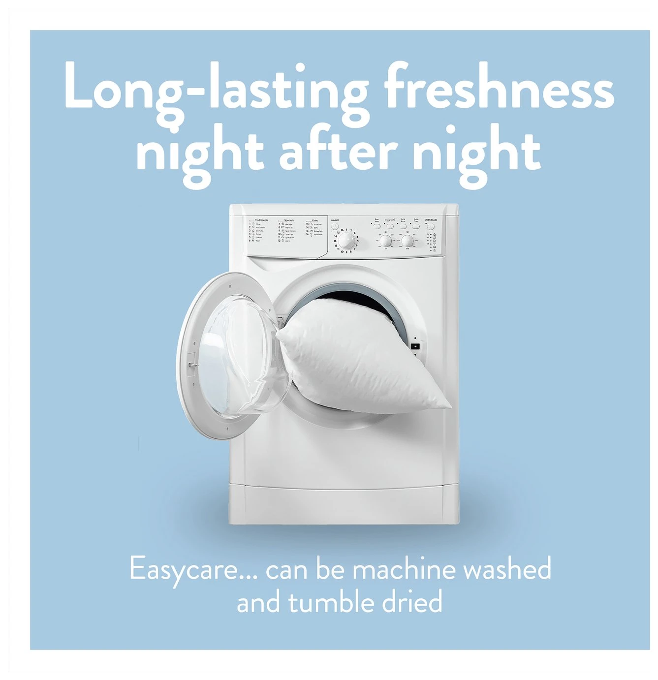 Slumberdown Summer Cool Medium Support Pillow - 2 Pack 9 Slumberdown Summer Cool Medium Support Pillow - 2 Pack - Image 8