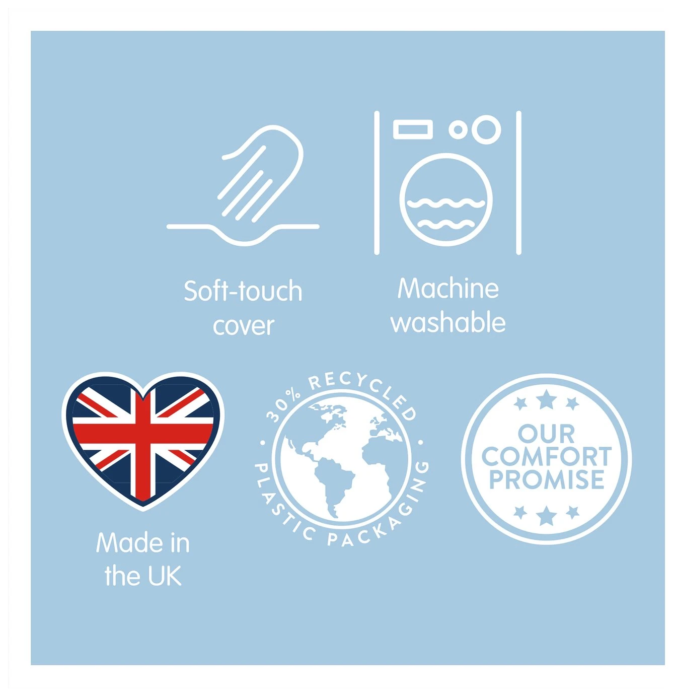 Slumberdown Summer Cool Medium Support Pillow - 2 Pack 11 Slumberdown Summer Cool Medium Support Pillow - 2 Pack - Image 10