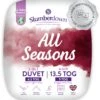Slumberdown All Seasons 4.5 Tog Duvet - Single -Bedding Promotion Store 9379048 R Z001A