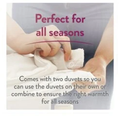 Slumberdown All Seasons 4.5 Tog Duvet - Single 18 Slumberdown All Seasons 4.5 Tog Duvet - Single -Bedding Promotion Store 9379048 R Z003A