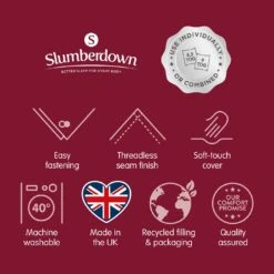 Slumberdown All Seasons 4.5 Tog Duvet - Single 29 Slumberdown All Seasons 4.5 Tog Duvet - Single -Bedding Promotion Store 9379048 R Z014A