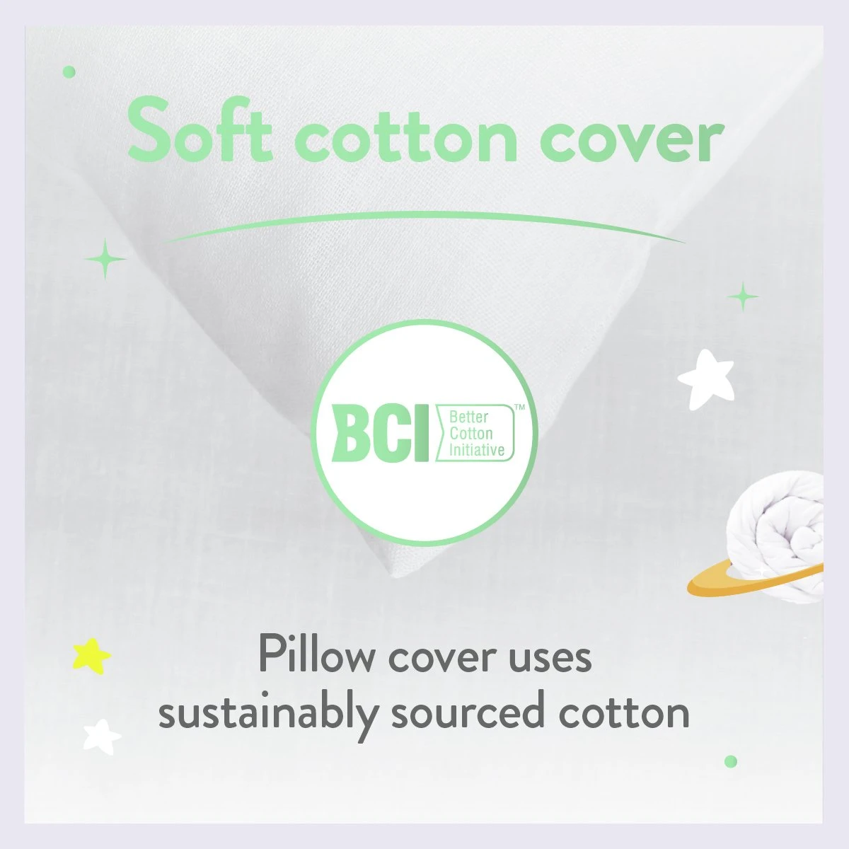 Slumberdown Anti Bacterial Soft Support Pillow - Toddler 5 Slumberdown Anti Bacterial Soft Support Pillow - Toddler - Image 3