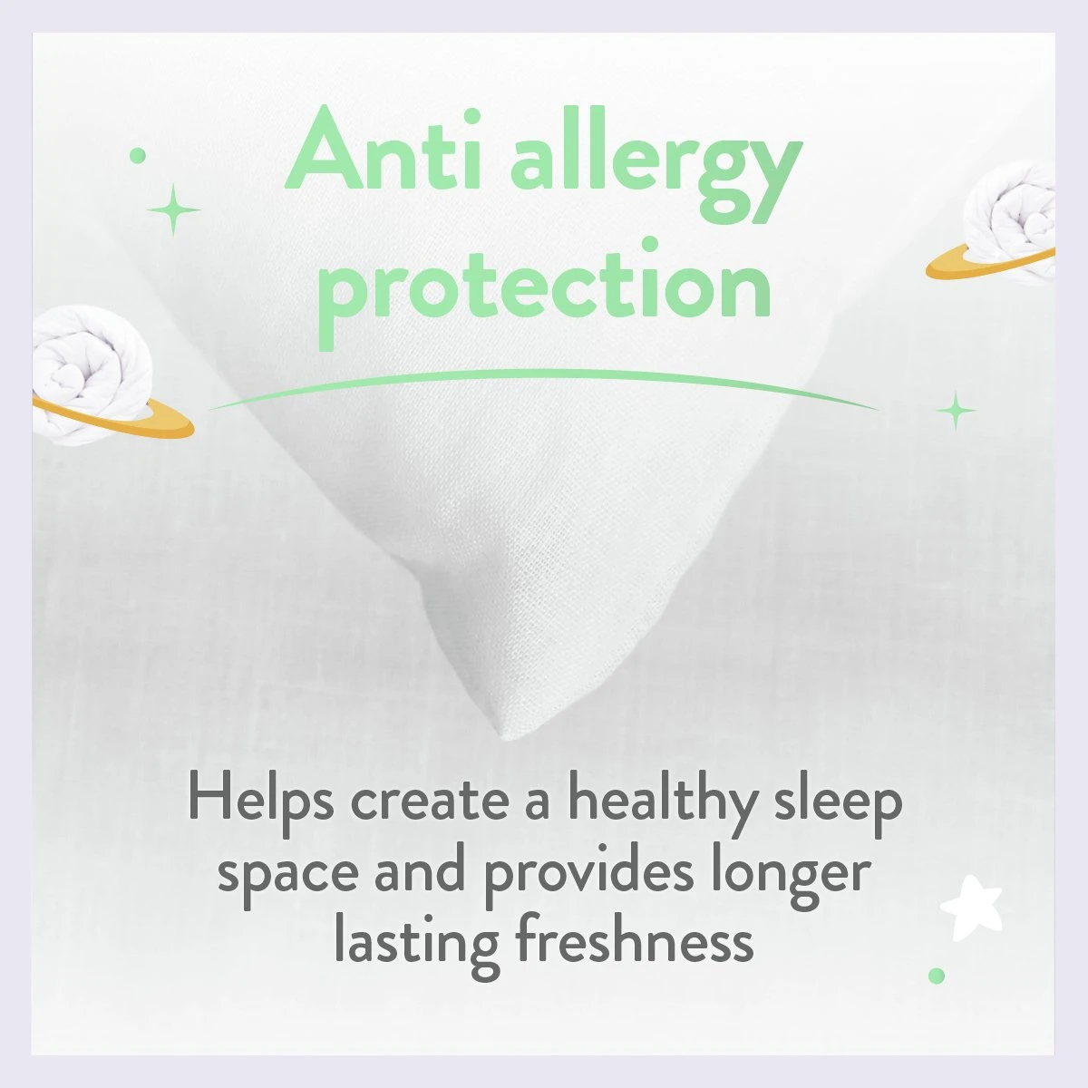 Slumberdown Anti Bacterial Soft Support Pillow - Toddler 10 Slumberdown Anti Bacterial Soft Support Pillow - Toddler - Image 8