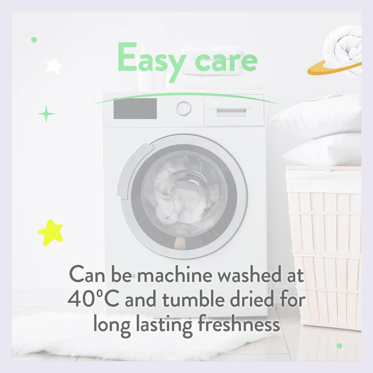 Slumberdown Anti Bacterial Soft Support Pillow - Toddler 14 Slumberdown Anti Bacterial Soft Support Pillow - Toddler - Image 12