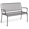 Habitat Indu 2 Seater Metal Bench - Black 2 Habitat Indu 2 Seater Metal Bench - Black -Bedding Promotion Store 9380116 R Z001A