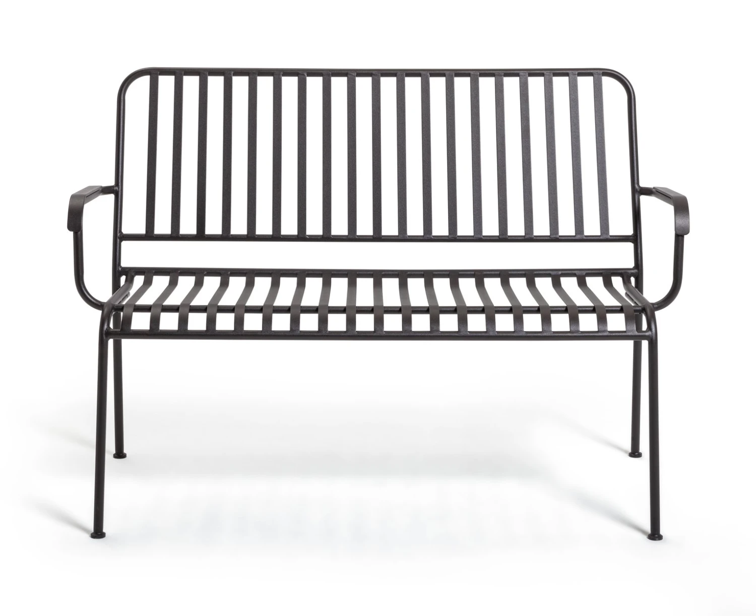 Habitat Indu 2 Seater Metal Bench - Black 6 Habitat Indu 2 Seater Metal Bench - Black - Image 4