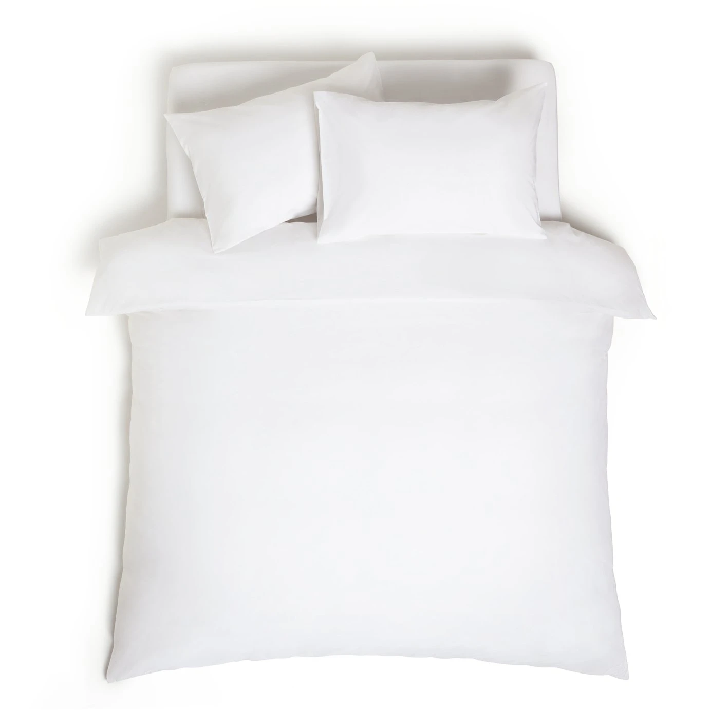 Habitat Cool Tencel Cotton Plain White Bedding Set - Single 5 Habitat Cool Tencel Cotton Plain White Bedding Set - Single - Image 3